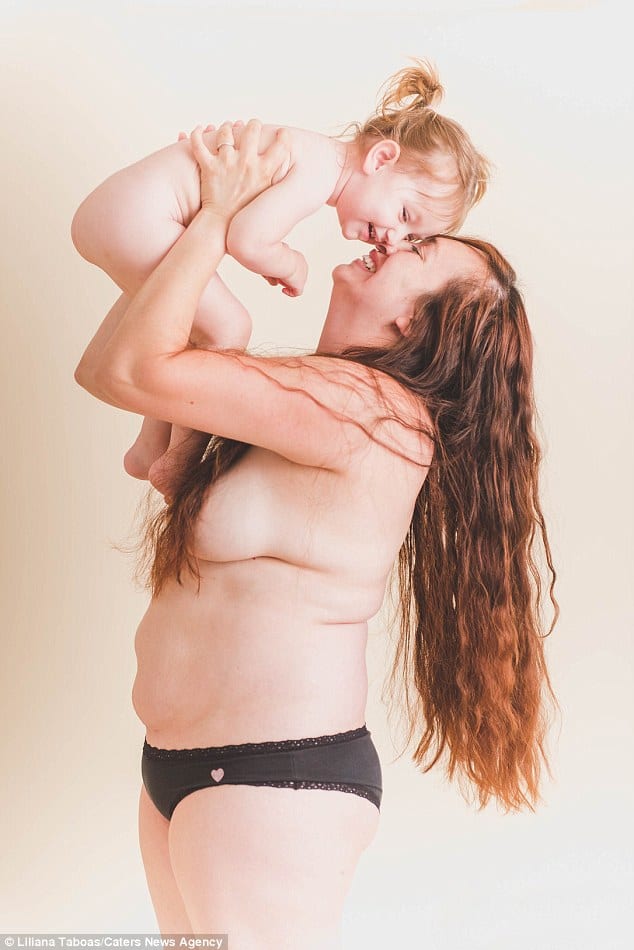 Special bond: By posing with their children, each of the women are able to show what motherhood really means; it's about the connection between a mom and her child
