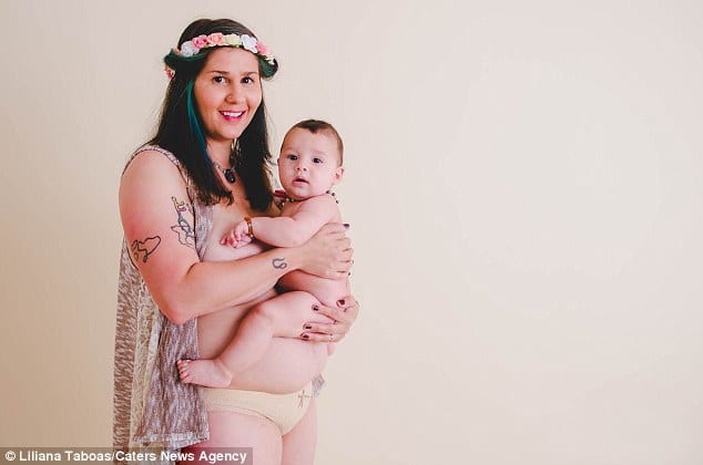 Moving on: The photographer and mother-of-two (not pictured) was motivated to start the project after suffering a miscarriage